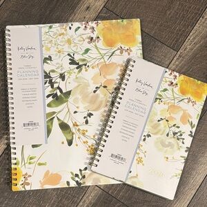 New lot of 2 Blue Sky floral 2026 weekly Monthly planning agendas calendars